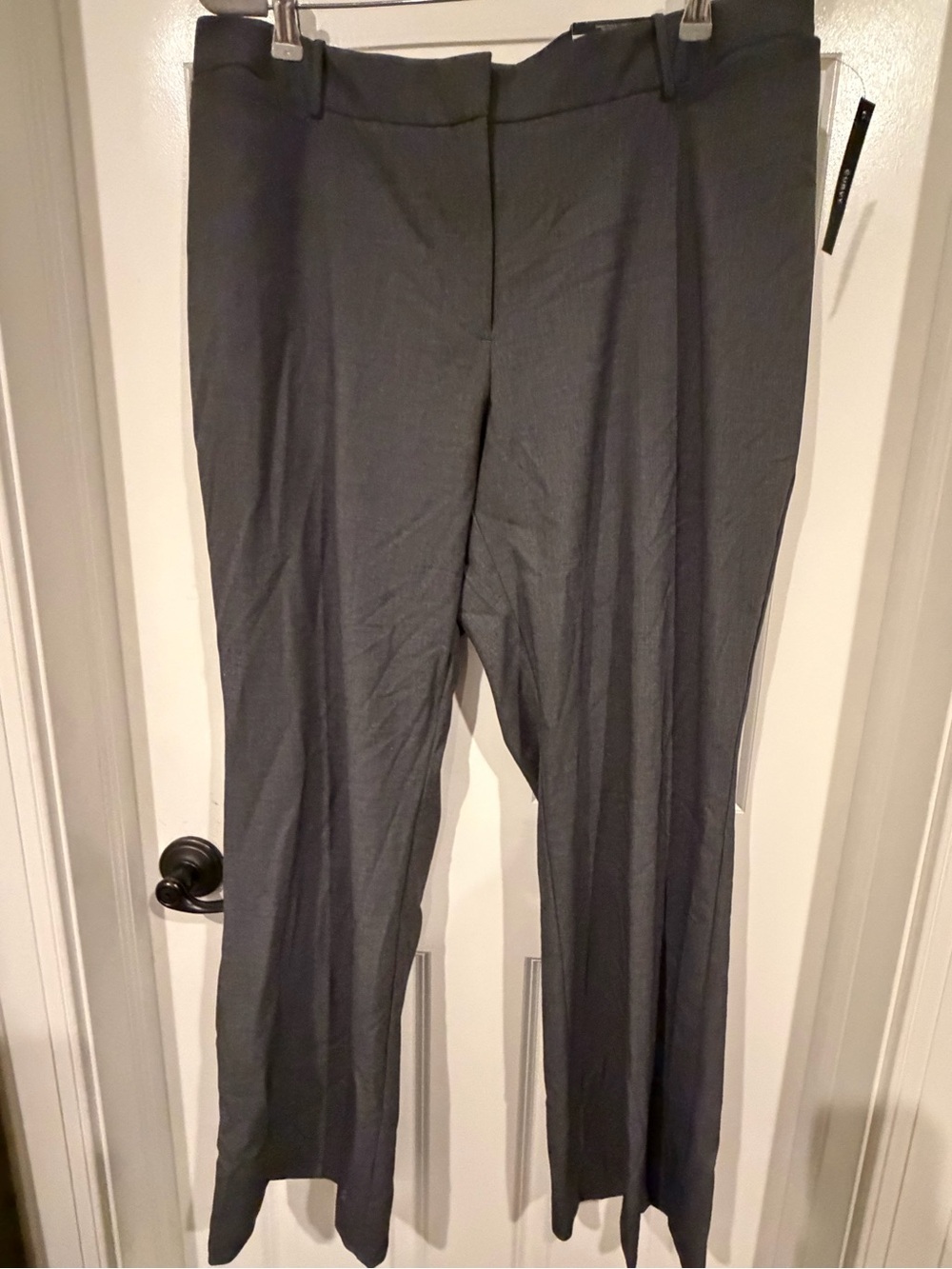 Worthington Gray Straight Trouser Leg Dress Pants NWT 16 Petite